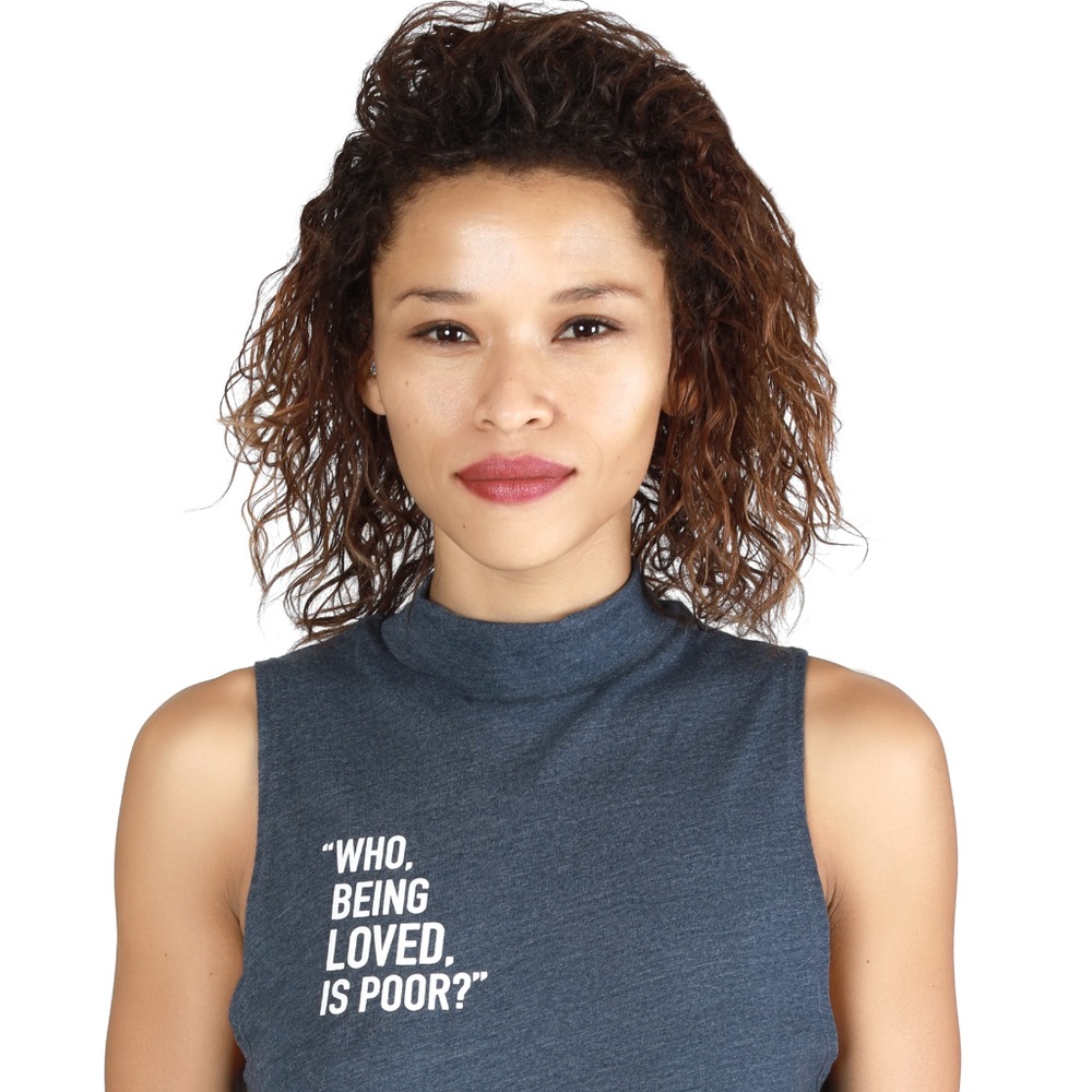 WOMEN'S MOCK NECK TANK
